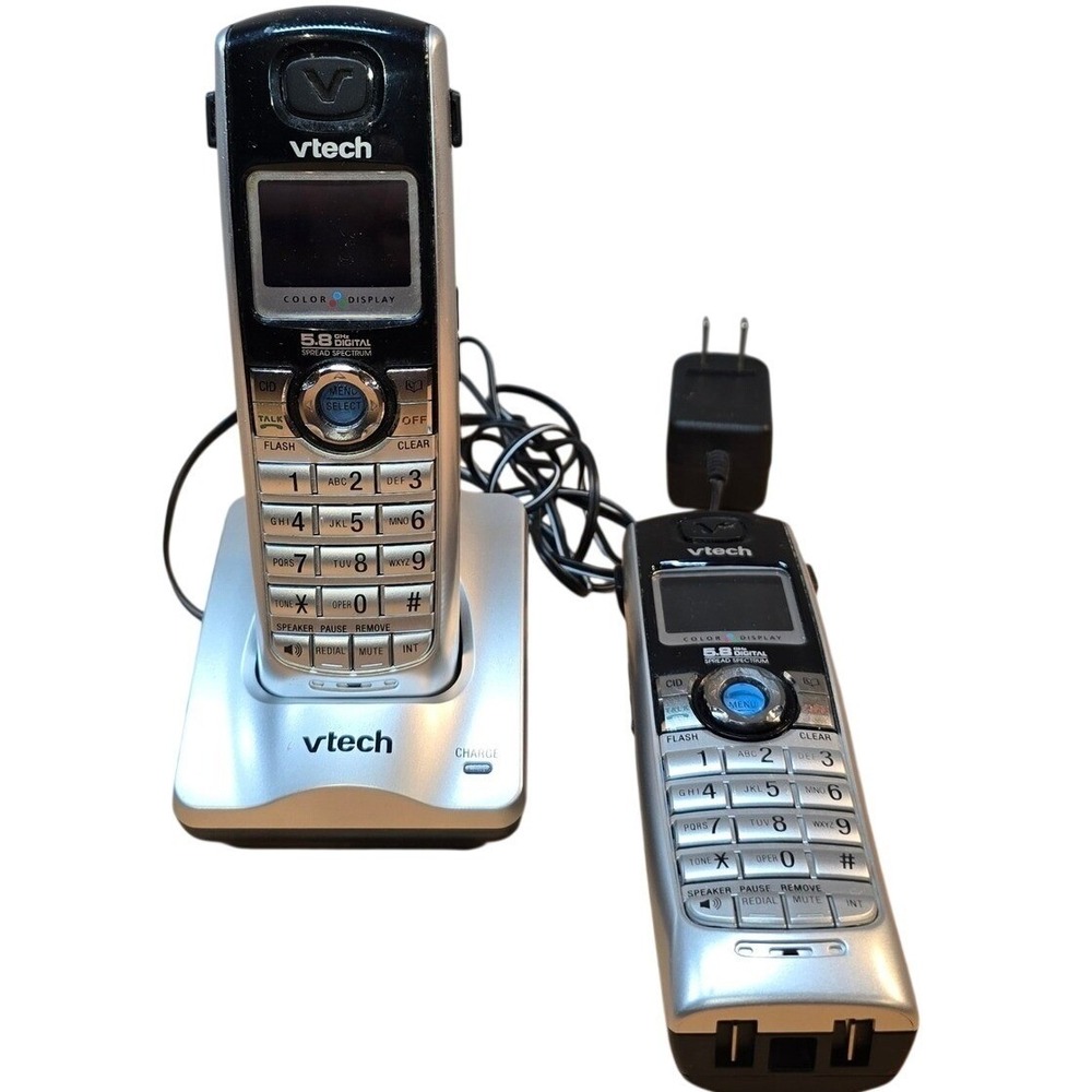 VTECH Cordless Telephone bundle of two.‎  Model I6789.